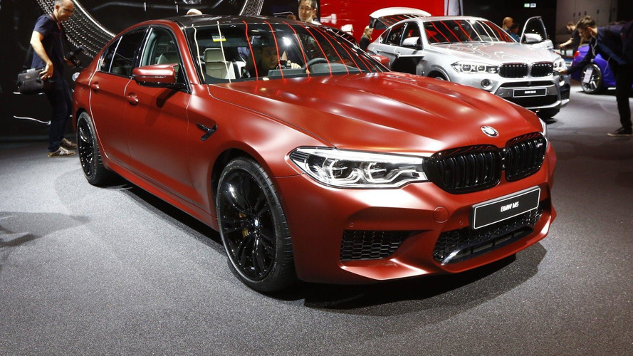 2018 BMW M5 live in Frankfurt