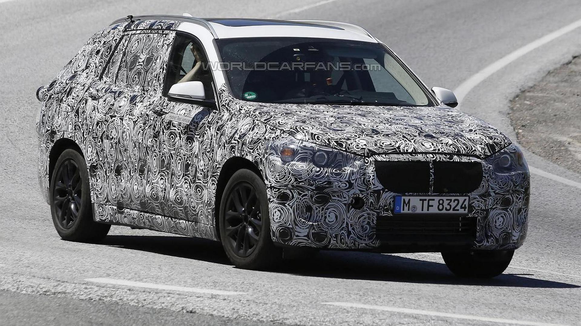 BMW X1 plug-in hybrid spied for the first time