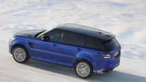 Range Rover Sport SVR on ice