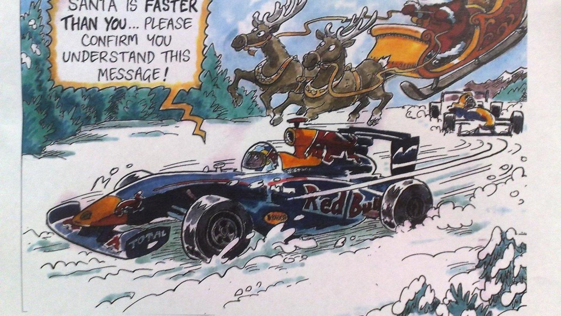 Red Bull Wins Battle Of Funniest Xmas Card Red Bull Wins Battle Of Funniest Xmas Card