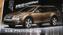 2010 Subaru Legacy Outback artist rendering
