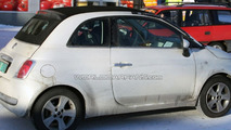 Fiat 500 Convertible spy photo