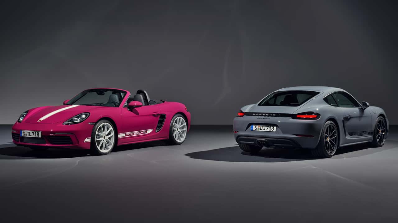 Porsche 718 Boxster and Cayman