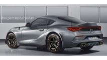 CUPRA sports car rendering