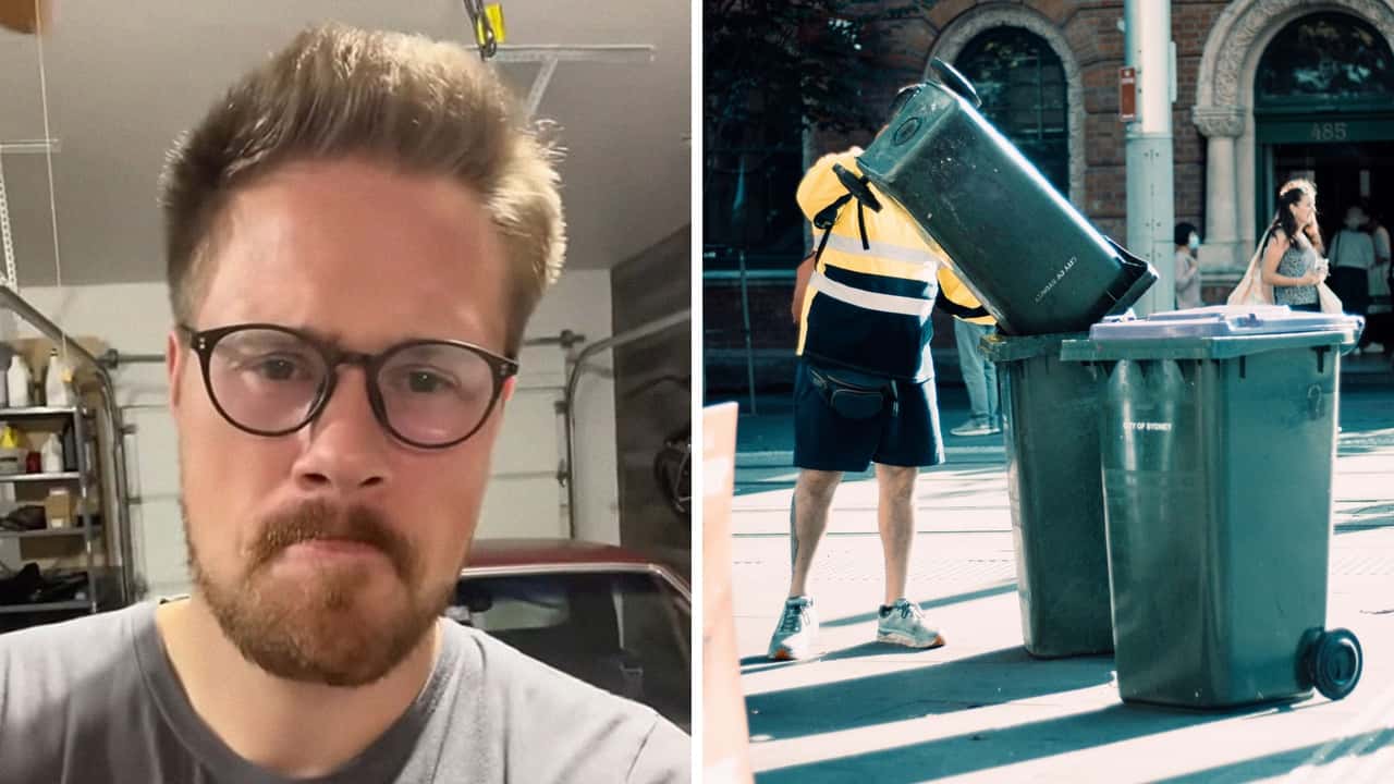 Man Throws An Engine Block In The Trash