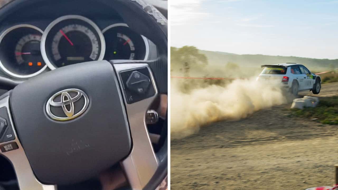 Steering wheel starts shaking in man’s Toyota. 