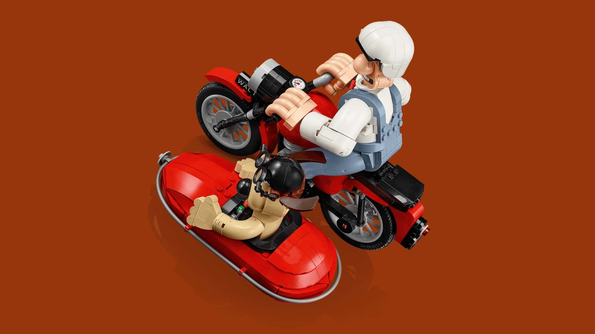 A Wallace and Gromit Motorcycle and Sidecar Lego Set? Sign Us Up