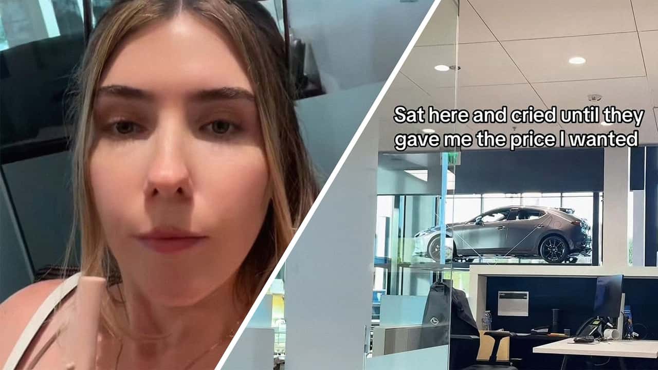 Woman says she cried at the Mazda dealership. Then they gave her the price she wanted