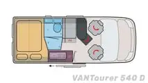 Camper VANTourer basato su Fiat Ducato (2025)