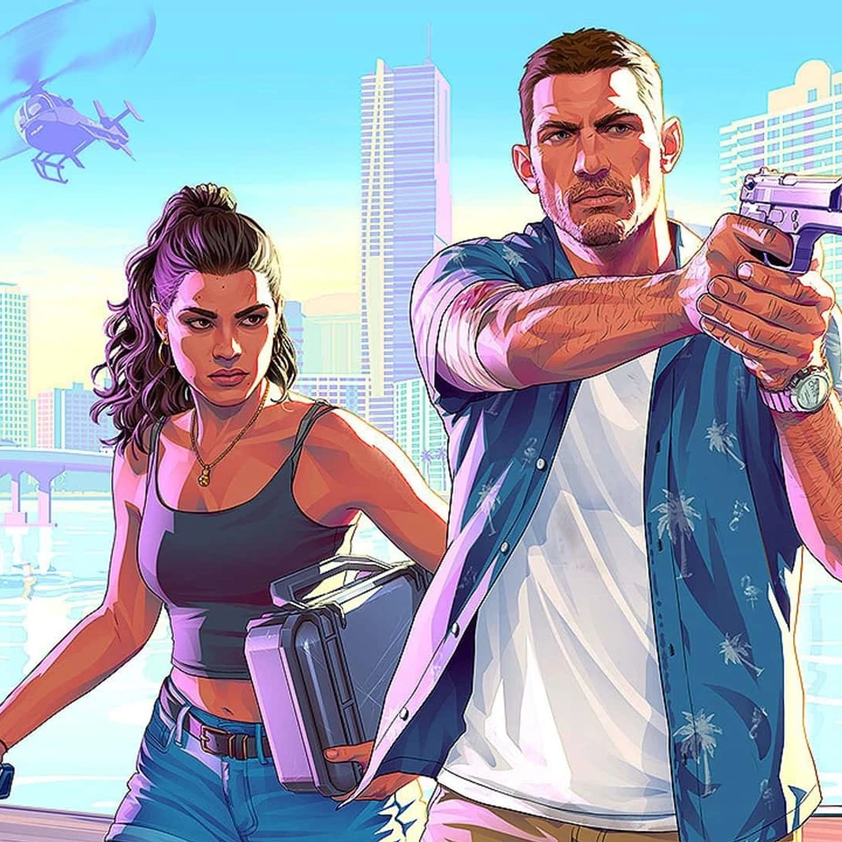 Jason Duval en Lucia Caminos, de twee hoofdpersonen van GTA 6