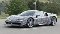 Premières photos d'espionnage du lifting de la Ferrari SF90