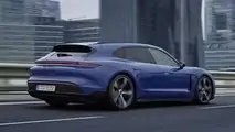 Porsche Taycan Turbo S Sport Turismo (Heck)