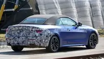 BMW 4er Cabrio Facelift (2023) auf ersten Erlkönigfotos