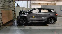 BYD Atto 3: Frontalaufprall auf feste Barriere mit kompletter Überdeckung - nach dem Crash