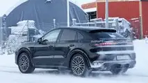 Photo espion de la Porsche Cayenne Coupé 2024