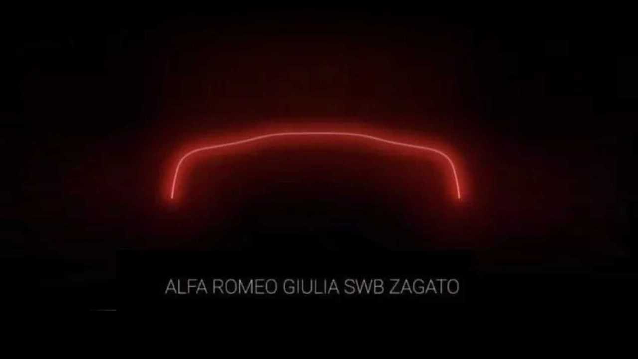Alfa Romeo Giulia SWB Zagato, il render
