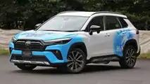Il prototipo della Toyota Corolla Cross alimentato a idrogeno