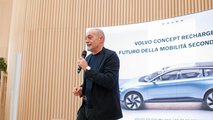 Volvo Concept Recharge al Volvo Studio di Milano