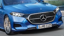 Mercedes C-Klasse T-Modell (2026) im Rendering von Motor1.com