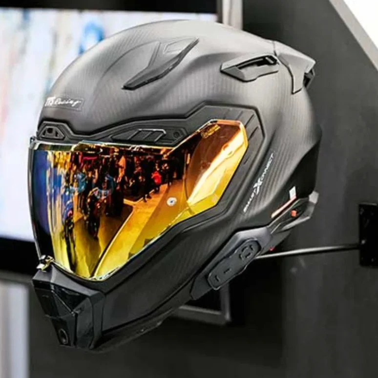 advanced motorcycle helmet hud Motoeye E6+ Android Auto for EUC  Next Gen Mobility The BEST Smart Helmetisn't a