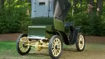 Pope Waverley 3 HP Runabout 1906, vista posteriroe