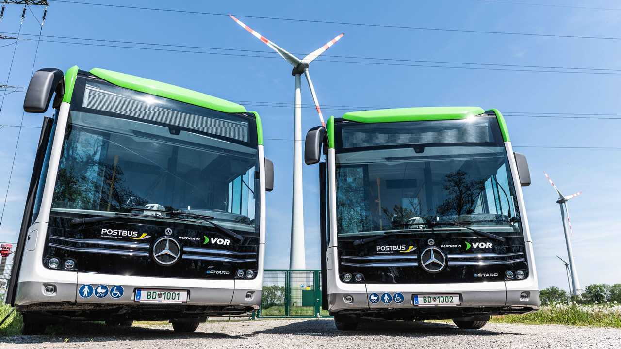 I Mercedes-Benz eCitaro della Postbus AG