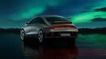 Hyundai Ioniq 6 Design Debut Rear Aurora Borealis