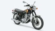 Yamaha SR400 Limited Edition Black Gold - Front Right Angle View
