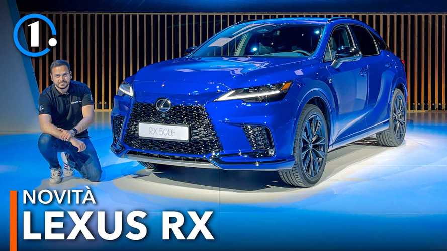 Lexus RX 2022, ora il SUV ibrido premium è anche plug-in o turbo