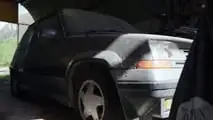 Renault Supercinco GT Turbo abandonado