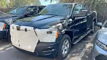 Foto spia con vista frontale del Ram 1500 Facelift