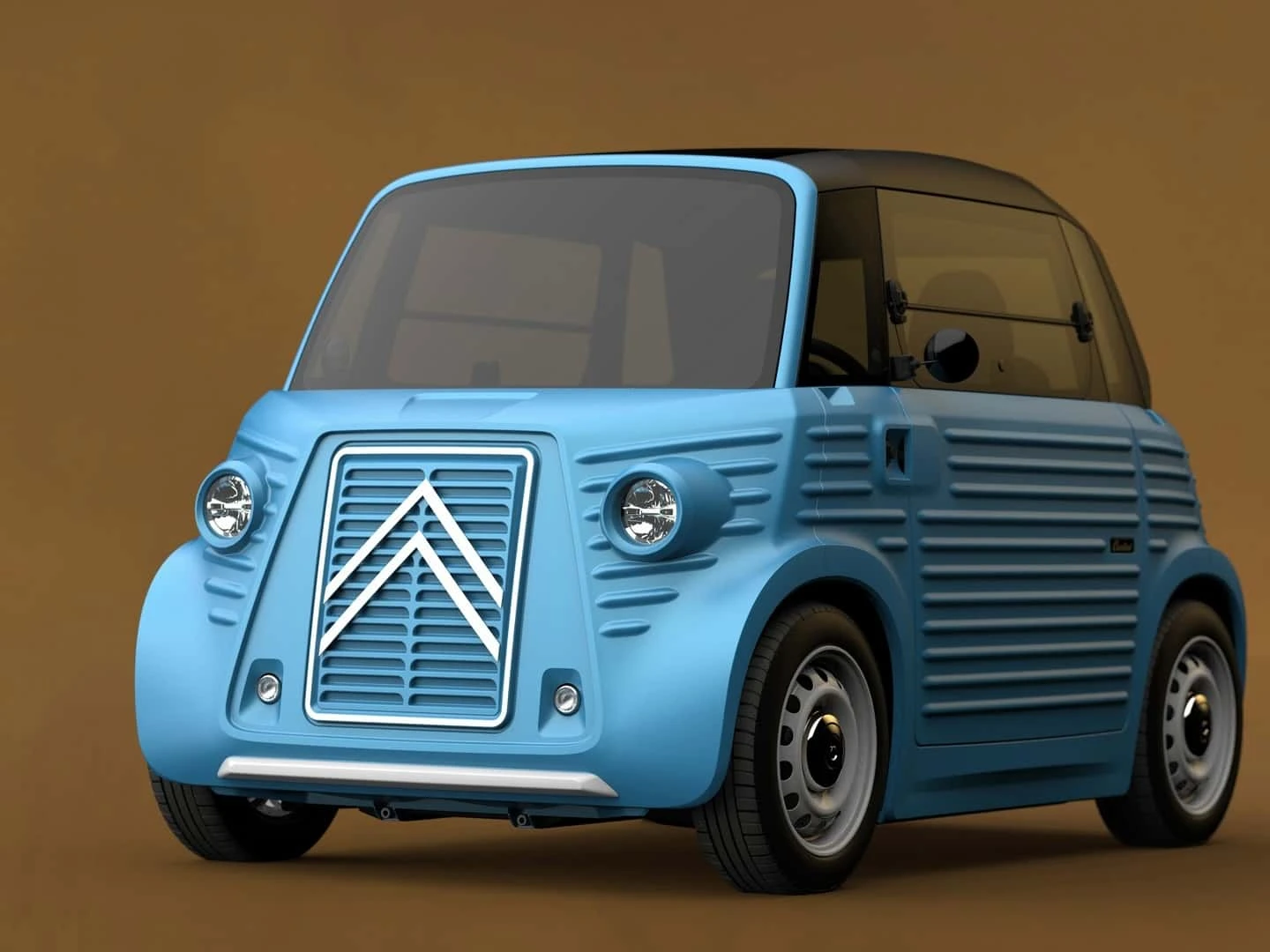 Citroën Ami is transformed into a retro two-seater