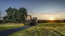 JCB tilt-rotator Raptor per il porta-attrezzi JCB Hydradig