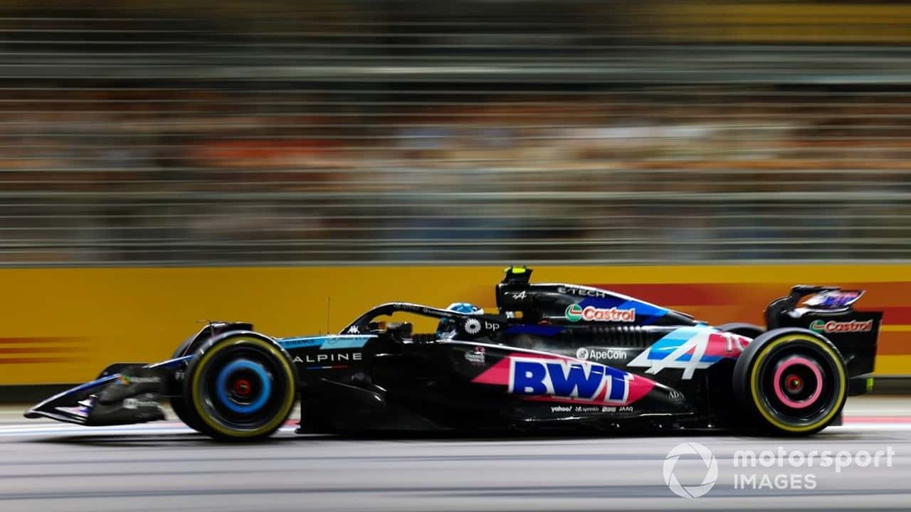 Pierre Gasly at Singapore GP 2024