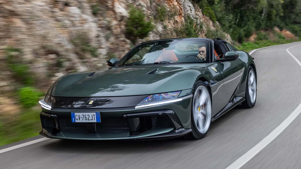 Prueba Ferrari 12Cilindri Spider 2025