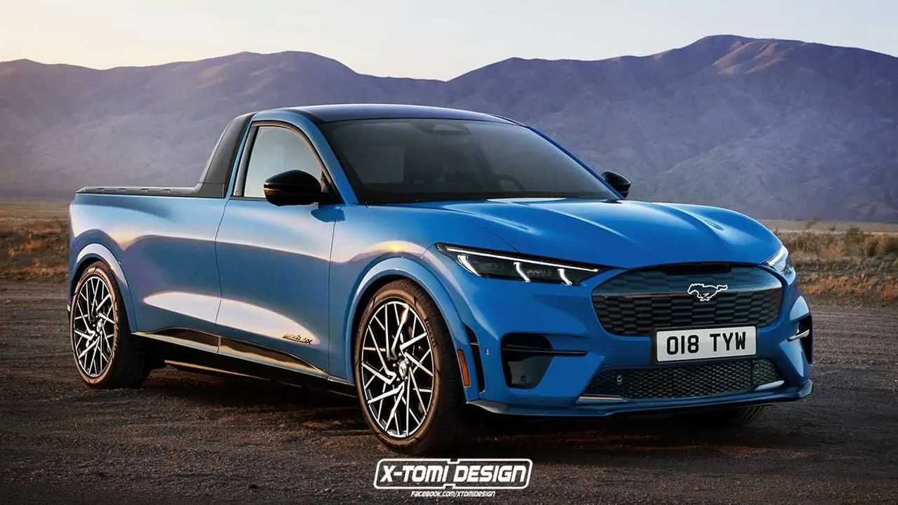 Ford Mach-E Pickup rendering