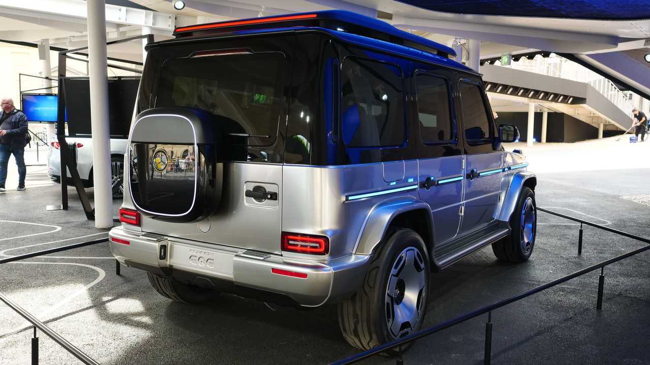 Live photos of Mercedes EQG Concept from IAA 2021
