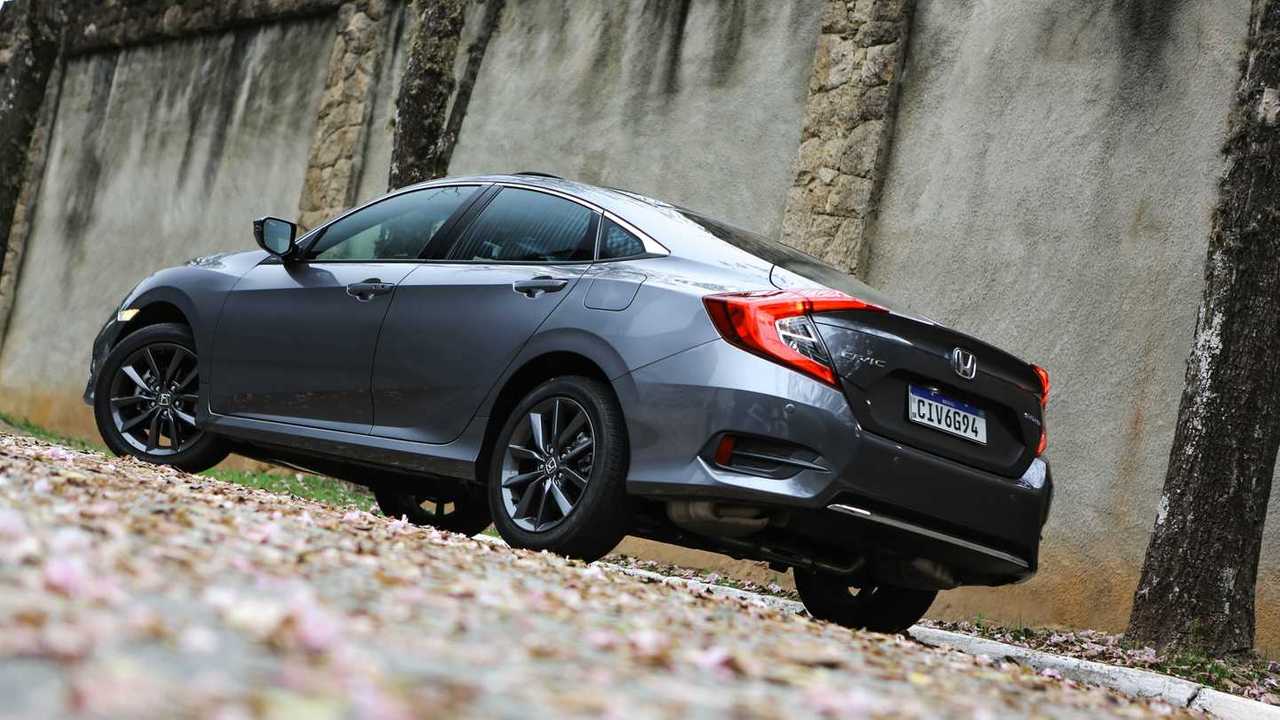 Traseira do Honda Civic Touring