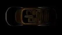 Audi Grand Sphere: Umrisse des Fahrzeugs von oben