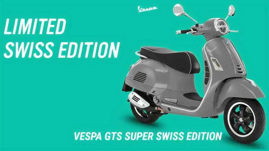 Vespa Introduces Extremely Limited GTS Super Swiss Edition Scooter