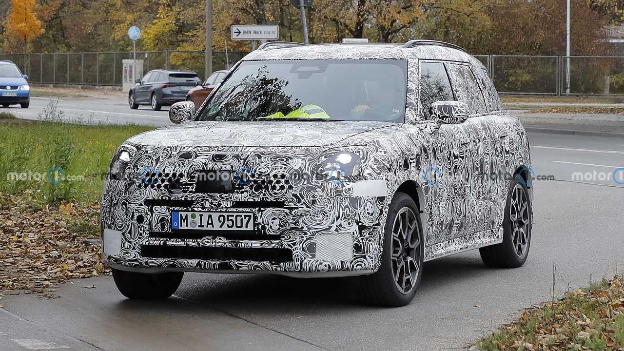 MINI Countryman 2022, fotos espía