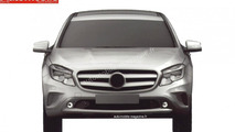 Mercedes-Benz GLA 180 CDI leaked patent photo 12.11.2013