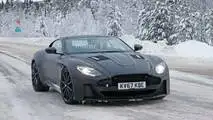 Yeni Aston Martin Vanquish karda test edilirken yakalandı
