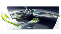 Erdgas-Hybridantrieb im Skoda Vision X