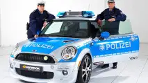 Mini im Blaulicht-Einsatz