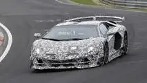 Lamborghini Aventador SV Jota 2019 fotos espía