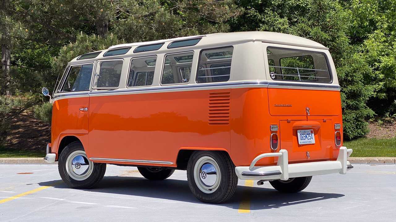 1967 Volkswagen Type 2 Samba rear quarter