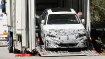 BMW 3 Series Electric Spy Photos Front