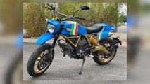 Grime 2017 Ducati Scrambler Custom - Left Three Quarter View