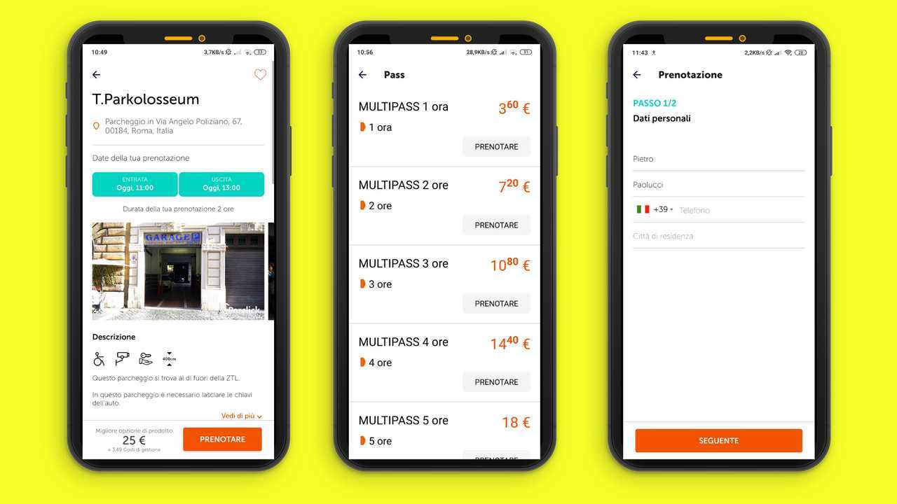 Parclick app ricerca e prenotazione parcheggi screenshot 2